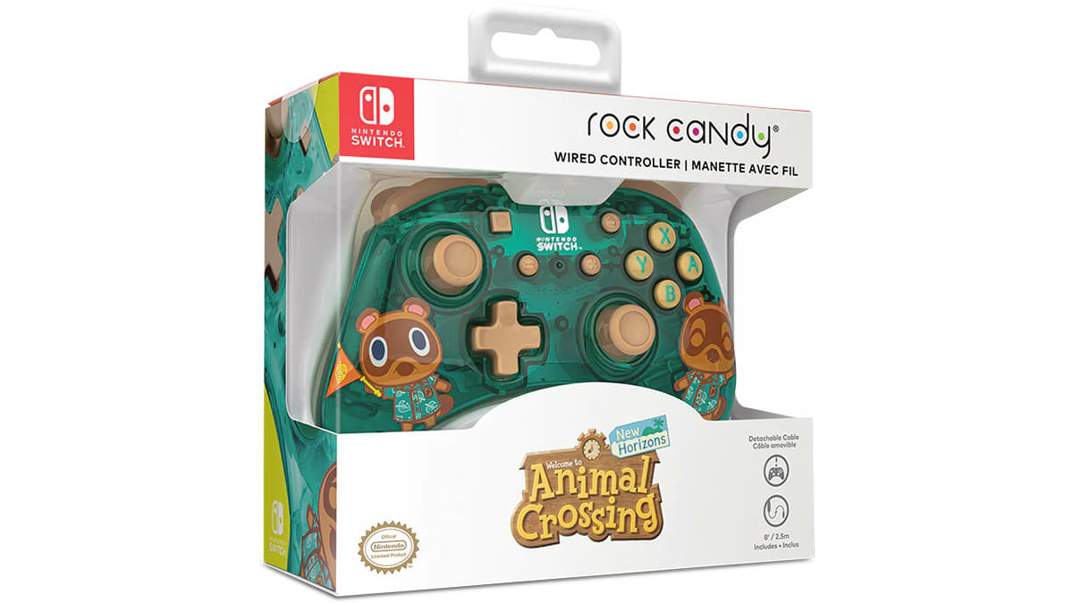 最安値 Controller: Wired Candy Rock Timmy Nintendo - Nook Tommy and Nintendo Switch